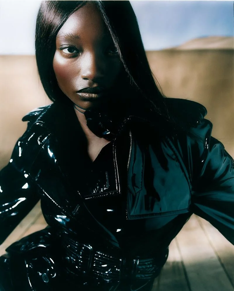 Assa Baradji Wears Saint Laurent by Dan Beleiu Vogue UkraineJune